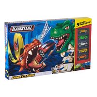 Pista Dino Clash Con Autitos Teamsterz
