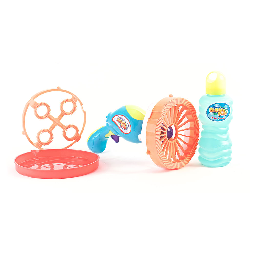 Pistola Bubble Fun Jumbo 2 en 1