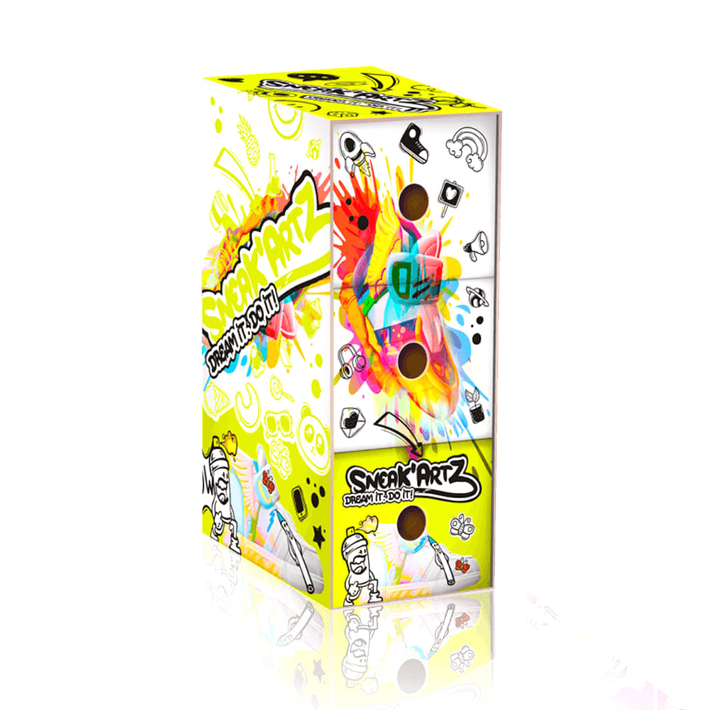 Coleccionable Sneak'Artz Bumper Set Dream IT Do it Amarillo wabro