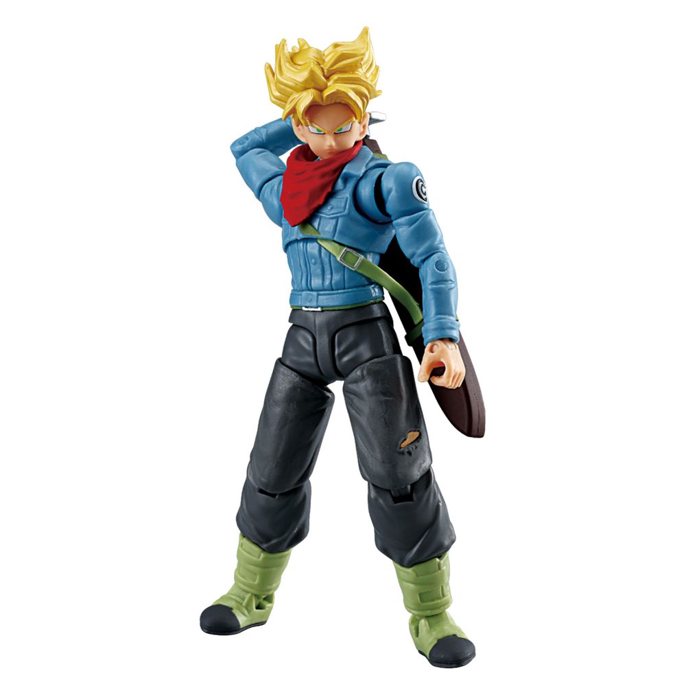 Figura Dragon Ball Super Saiyan Trunks  Articulados 12.5 cm