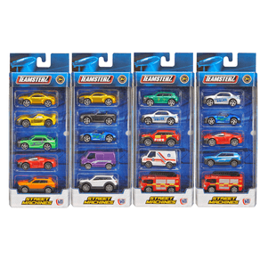 Autos de metal Pack x 5 Teamsterz 7cm Bombero