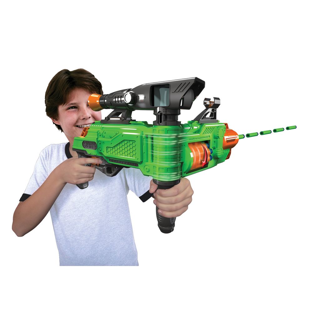 Pistolas Dart Zone Cornerfire Motorized Cornershot Dart Blaster wabro