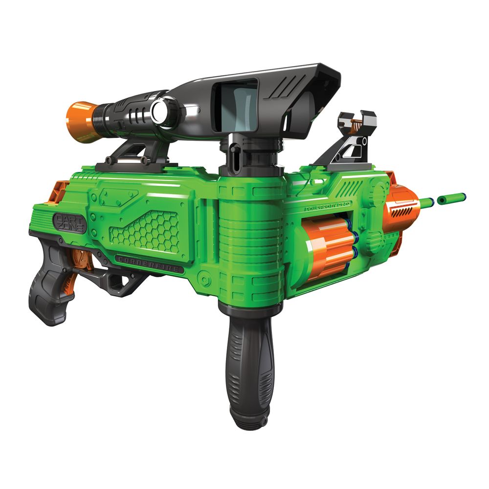 Pistolas Dart Zone Cornerfire Motorized Cornershot Dart Blaster wabro