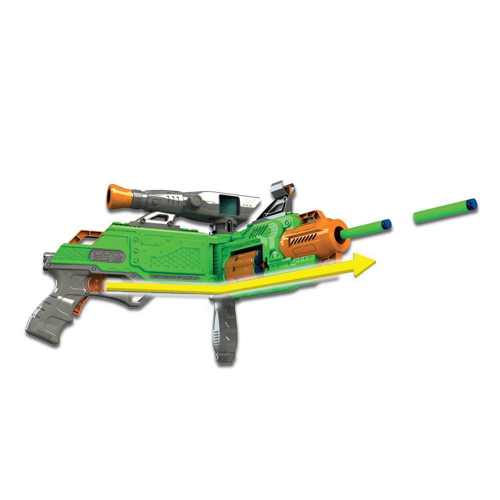 Pistolas Dart Zone Cornerfire Motorized Cornershot Dart Blaster wabro