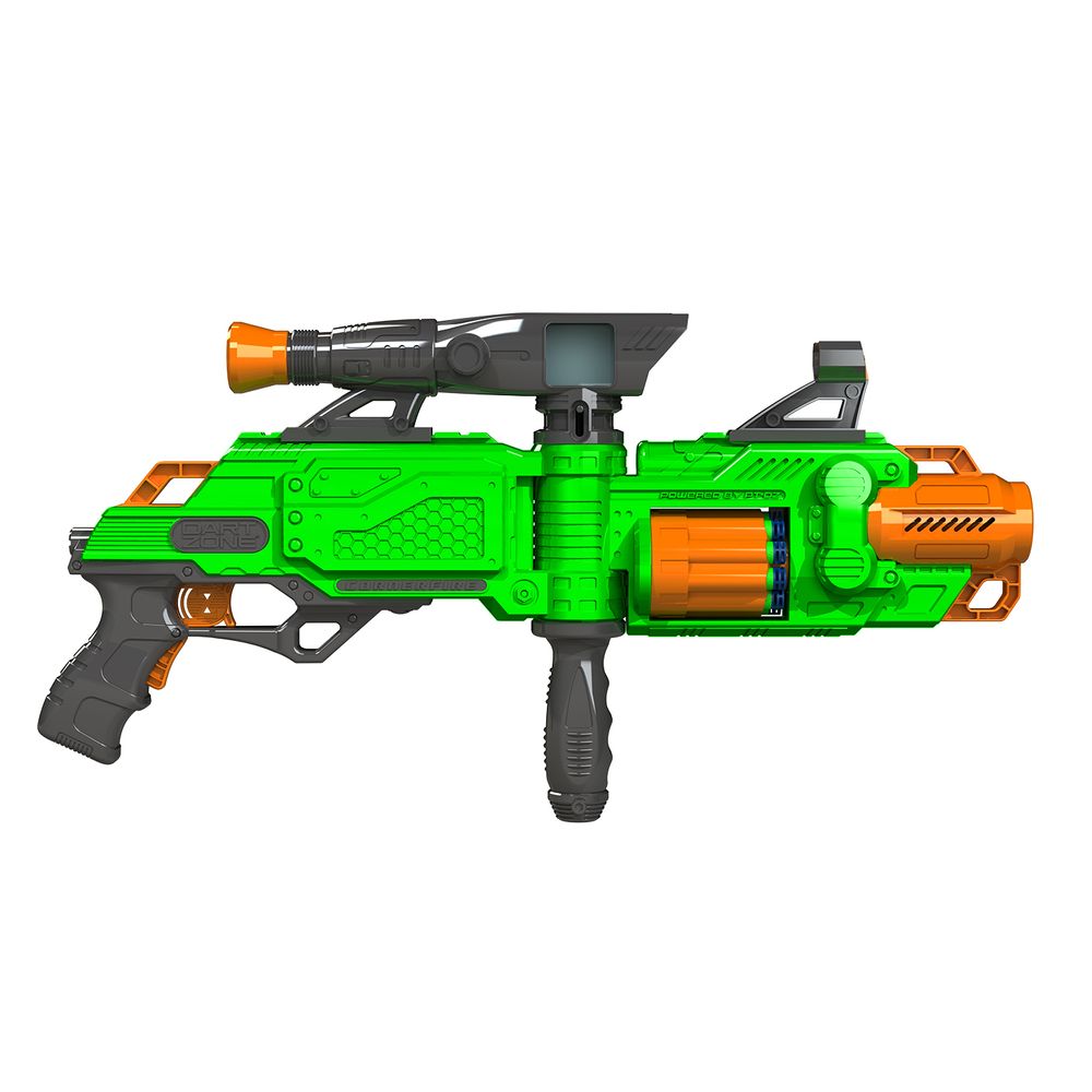 Pistolas Dart Zone Cornerfire Motorized Cornershot Dart Blaster wabro