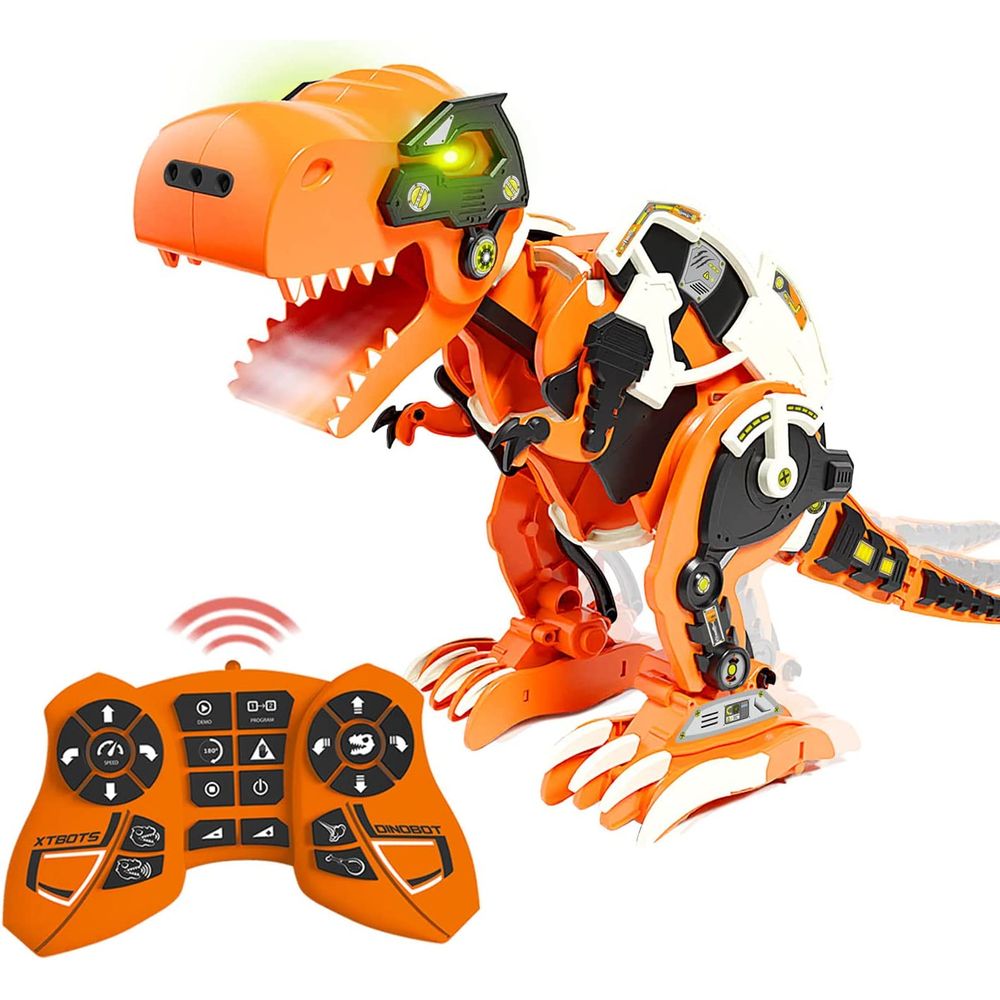 Xtrem Bots Playset 53 cm Rex The Dinobot para Construir con Radio Control