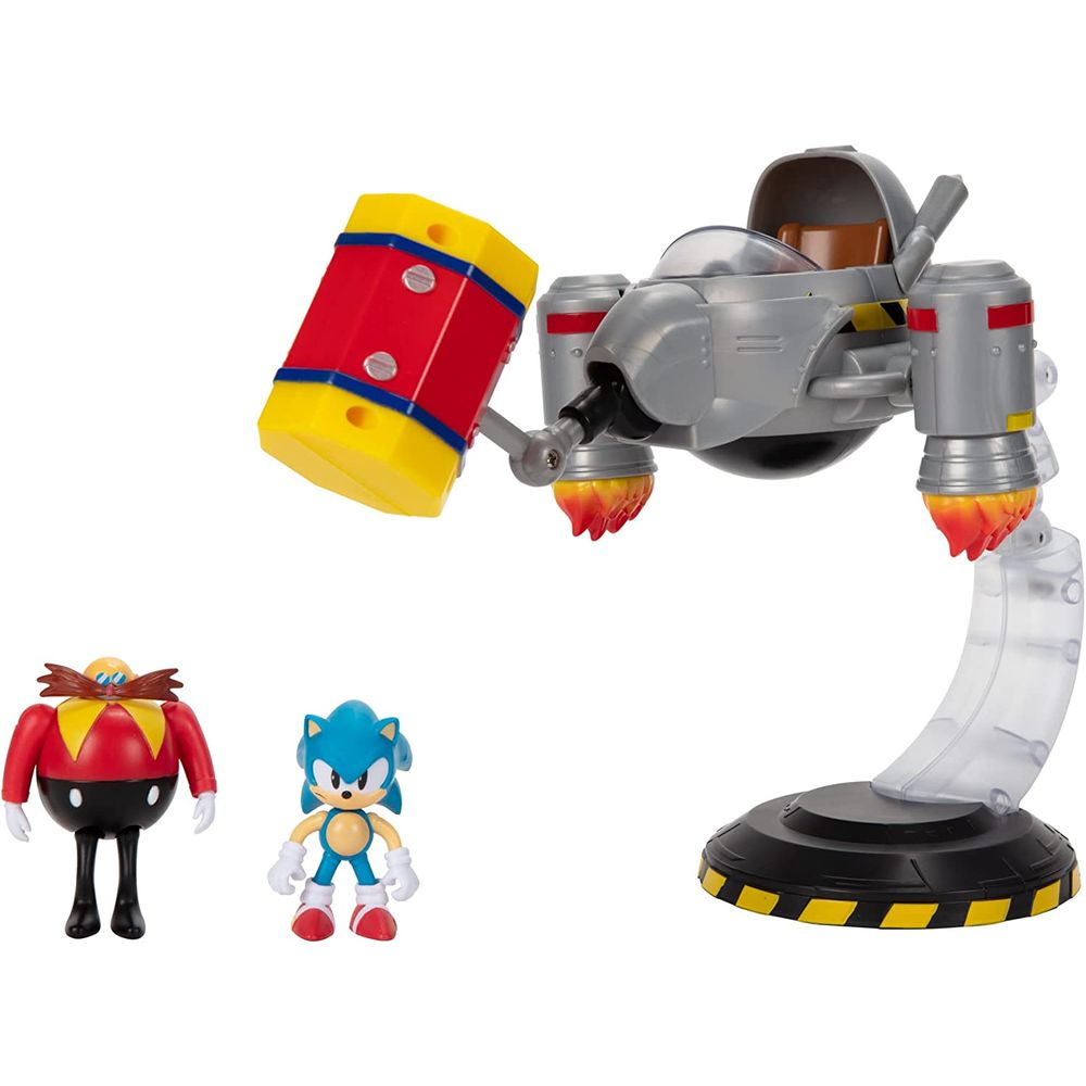 Sonic Playset 37 Cm The Hedgehog Batalla Egg Mobile - wabro