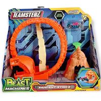 Teamsterz Pista Curva con Vehiculo X1 Beast Machines Golpe de Serpiente