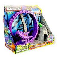Teamsterz Pista Curva con Vehiculo X1 Beast Machines Destructor de Dragones