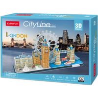 Cubic Fun Rompecabeza 3D Vista de la Ciudad Londres 107 Piezas