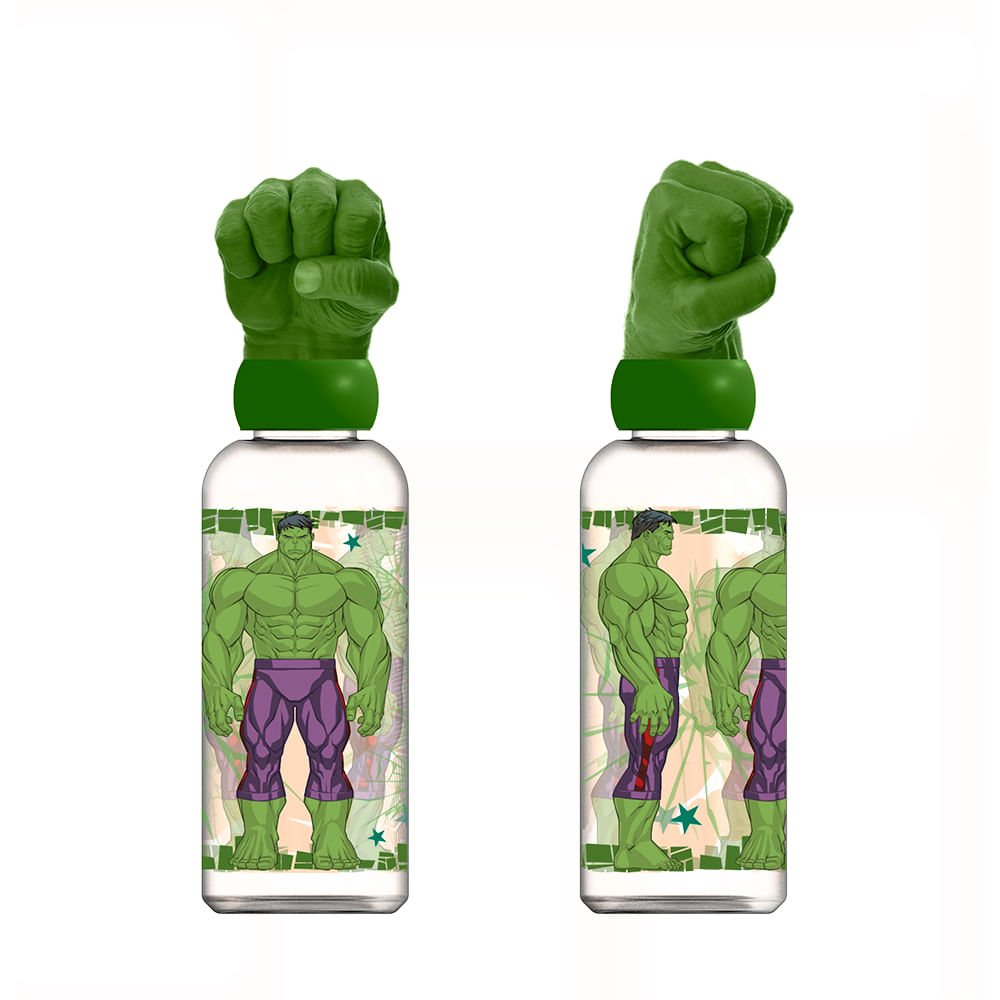 Botella 560ml Figura 3D Avengers Hulk