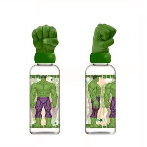 560ml Disney Spiderman Hulk Anime Water Bottle iron Man toy for
