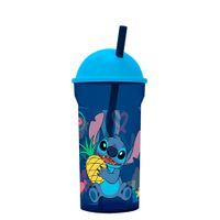 Vaso 460ml Transparente Tapa Alta Lilo Y Stitch