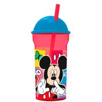 Vaso 460ml Transparente Tapa Alta Mickey Mouse