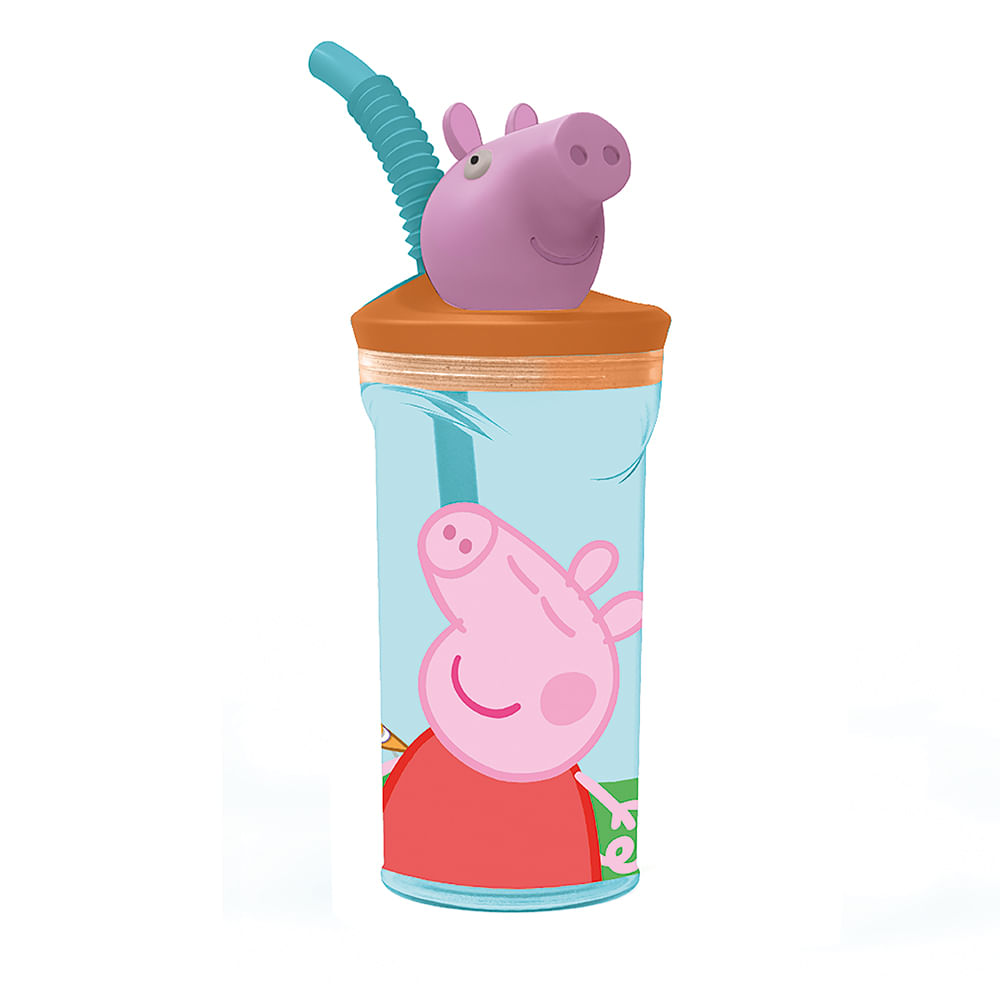 Vaso 360ml Figura 3D Peppa Pig