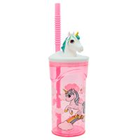 Vaso 360ml Figura 3D Unicorn Rainbow