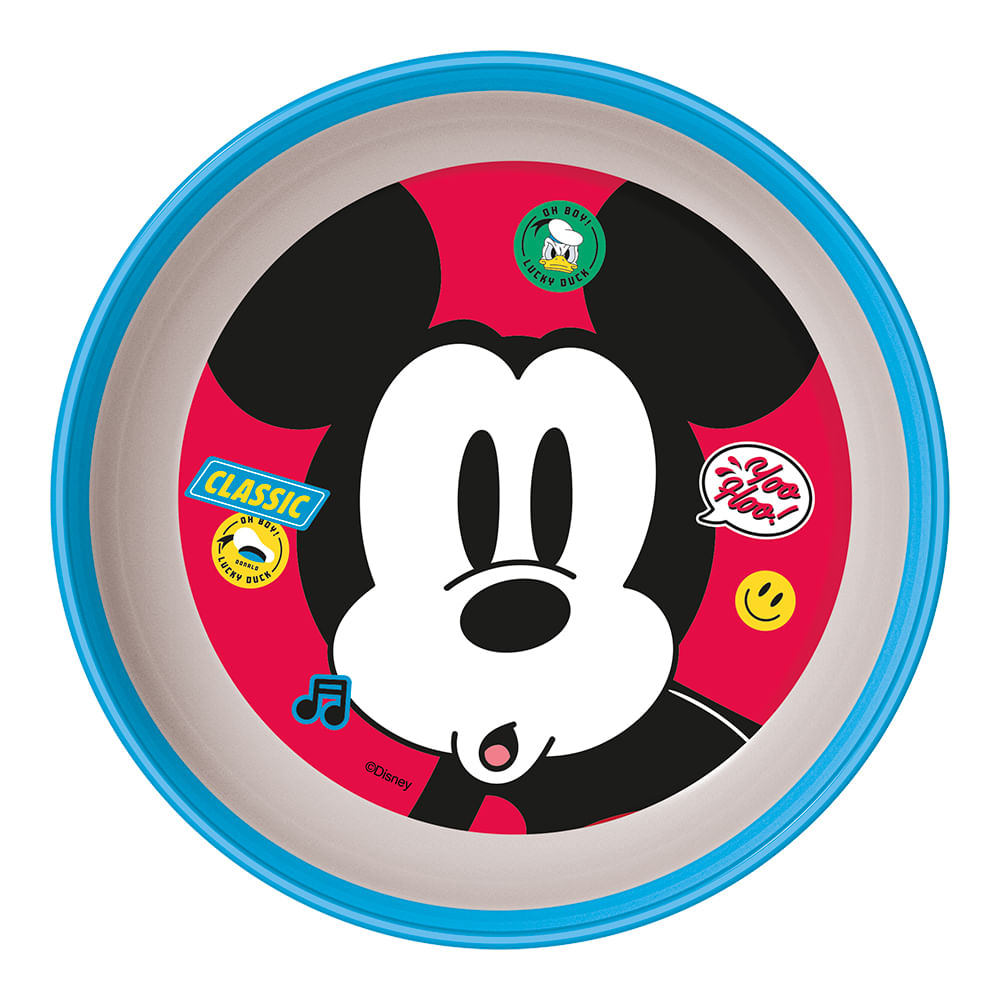 Bowl Bicolor NonSlip Premium Mickey Mouse