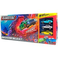 Teamsterz Pista Recta  3 Vehiculo Beast Machines ExploSIon de Dragon