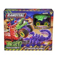 Teamsterz Pista Curva  1 Vehiculo Beast Machines Monster Jaws