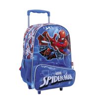 Spiderman Mochila 16 Carro Tech Azul