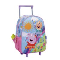 Peppa Pig Mochila 12 Carro Rainbow Rosa
