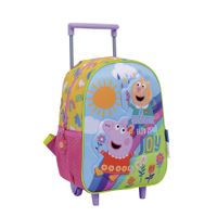 Peppa Pig Mochila 12 Carro Rainbow Fucsia