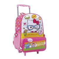 Hello Kitty Mochila 16 Carro -School Rosa