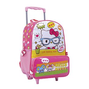 Hello Kitty Mochila 16 Carro -School Rosa