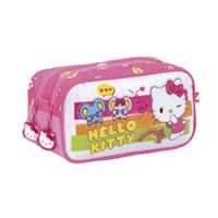 Hello Kitty Cartuchera Doble -School Rosa