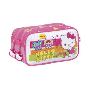Hello Kitty Cartuchera Doble -School Rosa