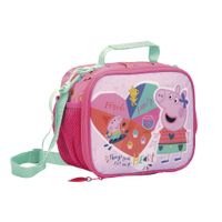 Peppa Pig Lunchera Corazon Rosa