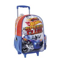 Hot Wheels Mochila 16 Carro Speed Club Celeste