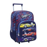 Hot Wheels Mochila 14 Carro -Fast Azul