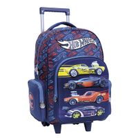 Hot Wheels Mochila 18 Carro -Fast Azul