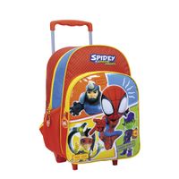 Spidey Mochila 16 Carro -Villanos Rojo