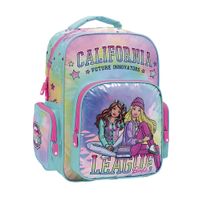 Barbie Mochila 17 Espalda California Celeste