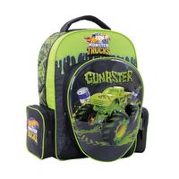 Hot Wheels Mochila 17 Espalda Green