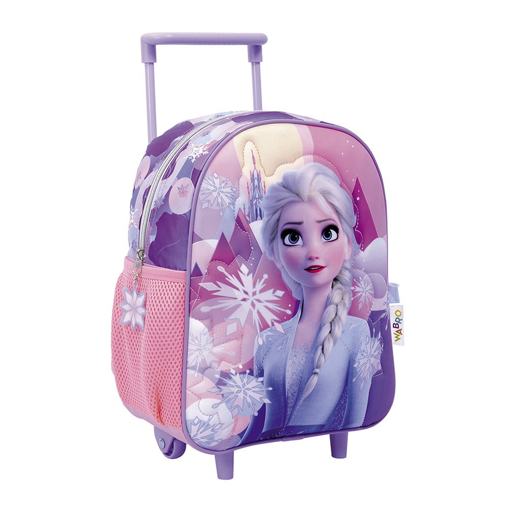 Frozen Mochila 12 Carro Let It Go Rosa