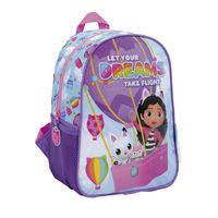 Gabby Dollhouse Mochila 12 Espalda Globo Violeta