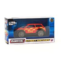 Teamsterz Metal Street Machines 10cm Vehiculo Fire Rojo