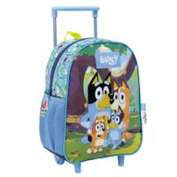Bluey Mochila 12 Carro Family Azul