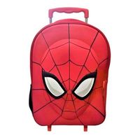 Mochila Spiderman Mask Line con Carro 16