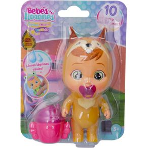 Cry Babies Magic Tears Muñeca 13cm Fantasy Peach
