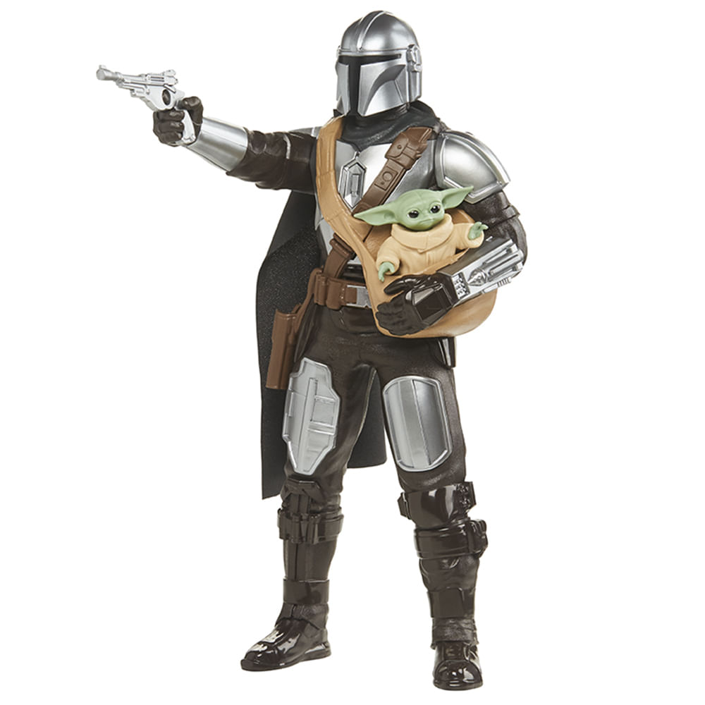 Hasbro Figura 29cm Articulado The Mandalorian Y Grogu Star Wars