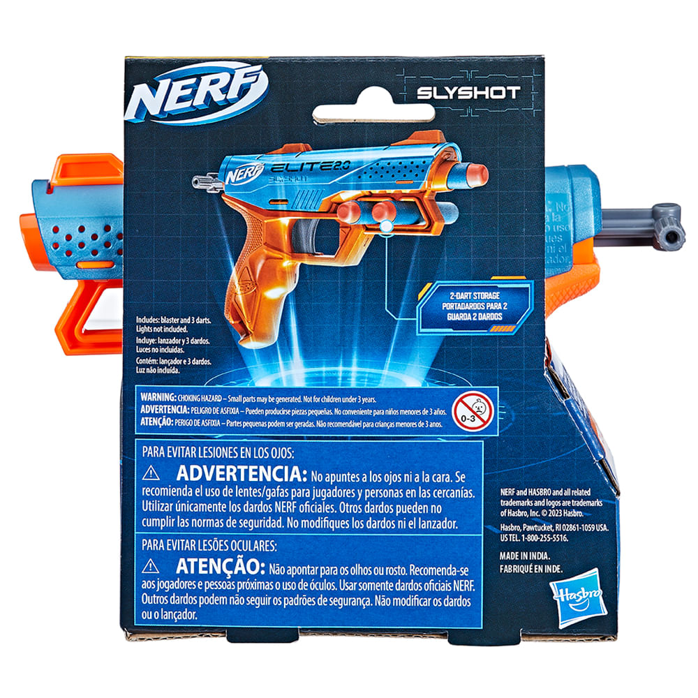 Hasbro Pistola de Dardos SlYshot Nerf - wabro