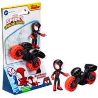 Hasbro Vehiculo 10cm Y Figura Miles Morales Spidey and his Amazing Friends