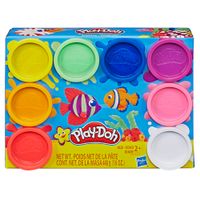 Hasbro Masa 56gr Pack X8 Caja Azul Play Doh