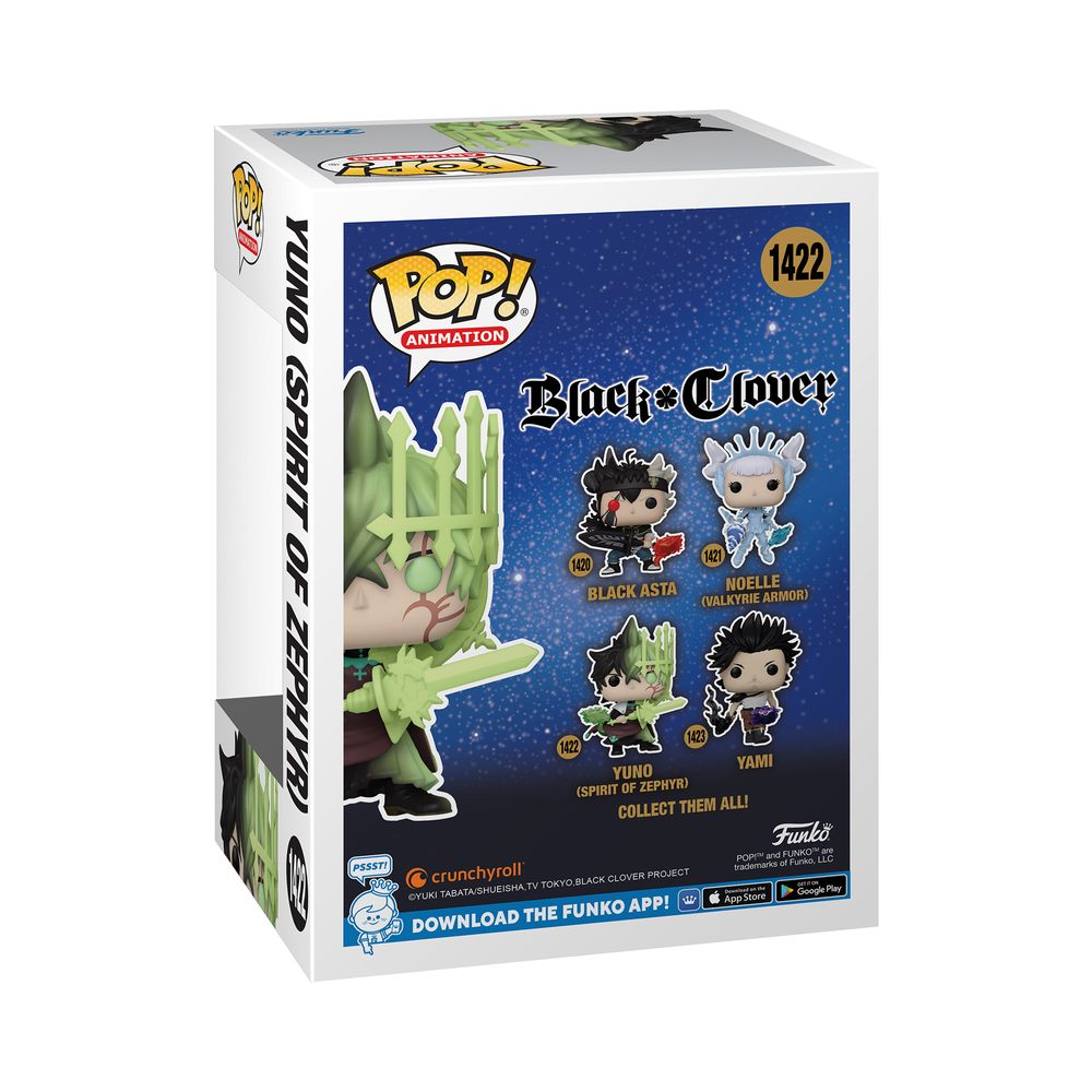 Funko Pop Figura 10cm Animation Black Clover S2 Yuno - wabro