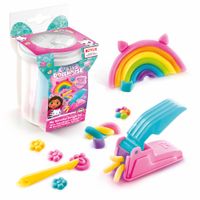 Gabby Dollhouse Playset Plastilina Mini Pote de Arco Iris Blanco