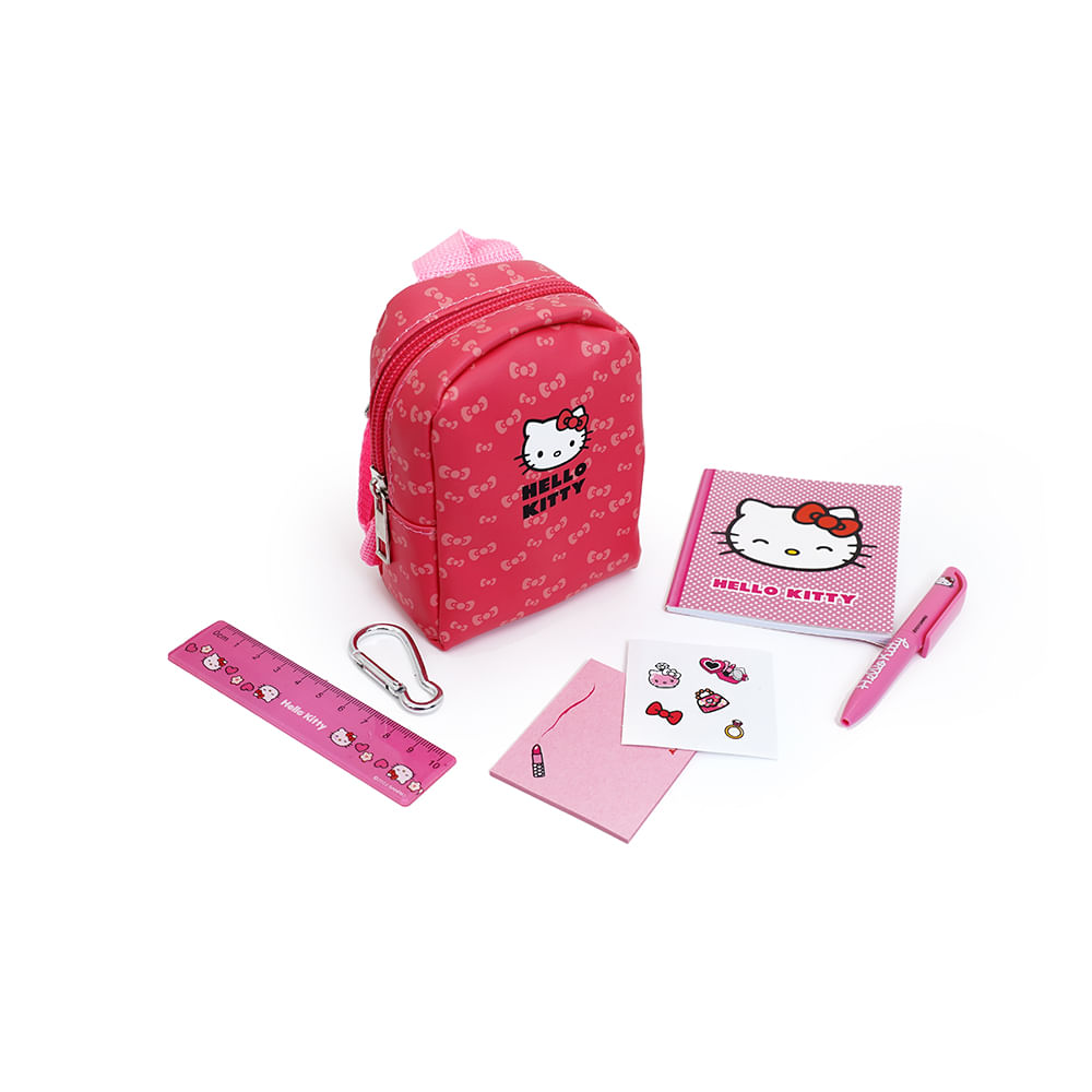Hello Kitty Playset 11cm Little Bags Toally Kitty Rosa